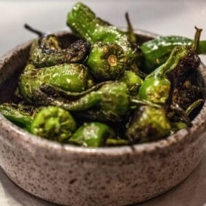 Fire Roasted Padron Peppers